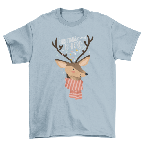 Reindeer christmas t-shirt